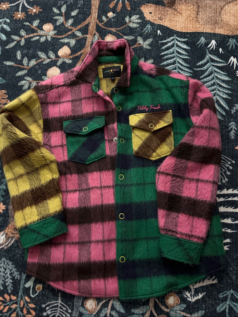 Teddy Fresh Multicolor Coat